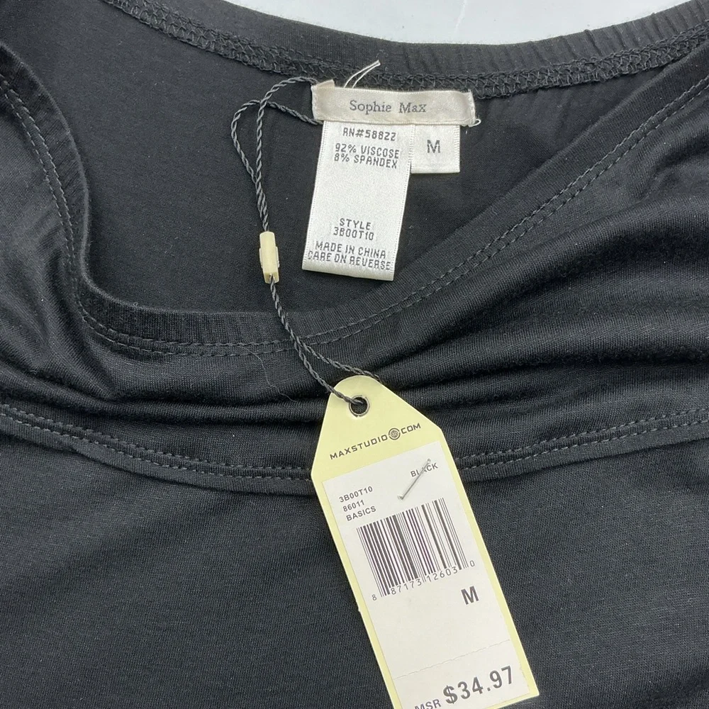 Elegant Sophie Max Medium Black Tiered Skirt - Picture 3 of 3